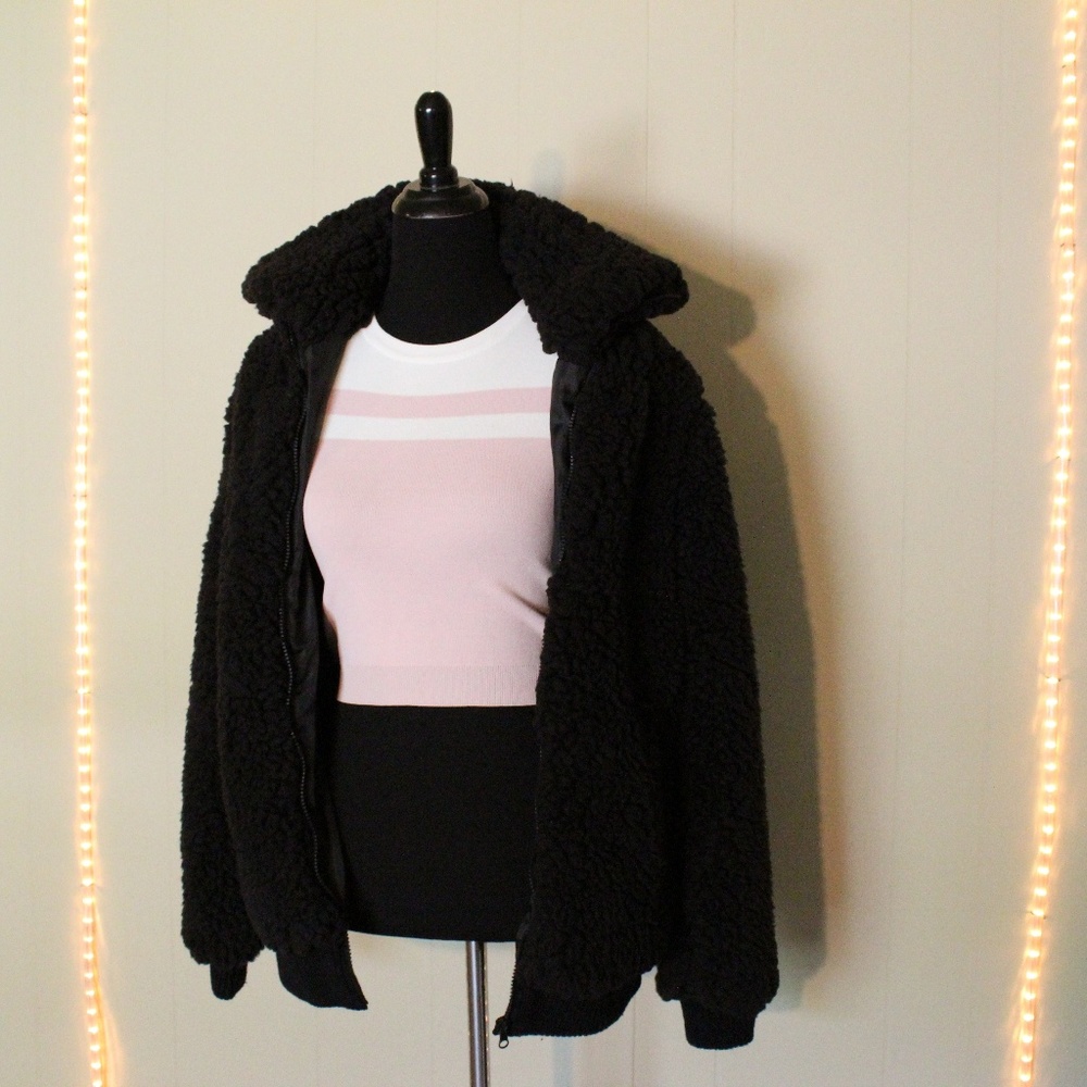 Faux Fur Teddy Jacket